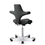 HAG Capisco 8106 Ergonomischer Bürostuhl – Ideal für große Menschen & Steh-Sitz-Arbeitsplätze, Höhenverstellbar