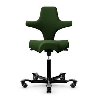 HAG Capisco 8106 ergonomischer Bürostuhl mit Sattelsitz Bezug Capture wald grün