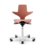 HAG Capisco Puls 8020, Farbe Rosehip, Gestell weiß
