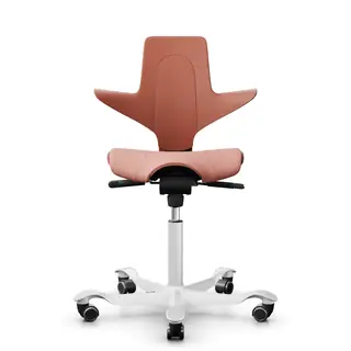 HAG Capisco Puls 8020, Farbe Rosehip, Gestell weiß - Produktbild 1