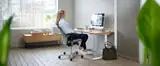 HAG Creed 6004 ergonomischer Bürostuhl Bezug Select anthrazit mit Armlehnen