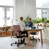 HAG Creed 6004 ergonomischer Bürostuhl Bezug Select anthrazit mit Armlehnen