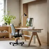 HAG Creed 6004 ergonomischer Bürostuhl Bezug Select anthrazit mit Armlehnen