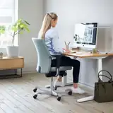 HAG Creed 6005 ergonomischer Bürostuhl Bezug Select anthrazit mit Armlehnen