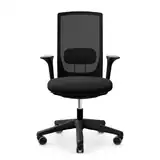 HAG Futu 1100-F001 ergonomischer Bürostuhl schwarz mit Armlehnen