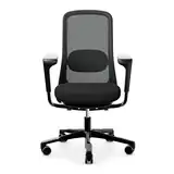 HAG SoFi Mesh ergonomischer Bürostuhl schwarz mit SlideBack Armlehnen