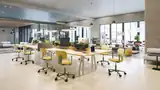 HAG Tion 2160 ergonomischer Bürostuhl mit Armlehnen, Bezug grün