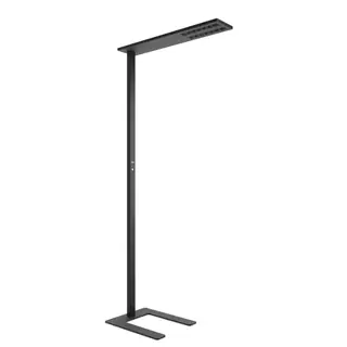 NOVUS Attenzia neo LED-Stehleuchte mit Präsenz- und Lichtsensor, Aluminium