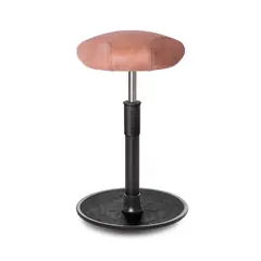 ONGO Sitz-Steh-Hocker FREE TRAINGLE Leder - Produktbild 1