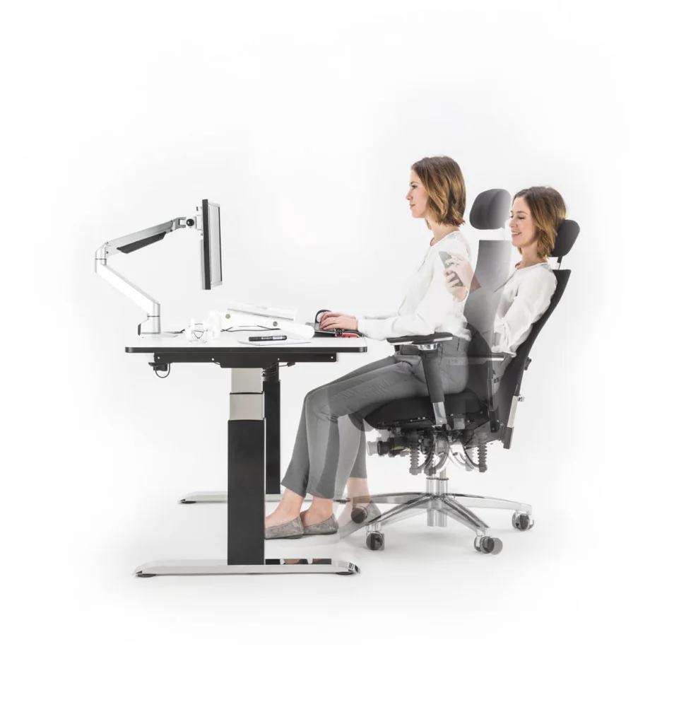 Dynamisches Sitzen mit einem Bürostuhl der BIOSWING 6er-Reihe