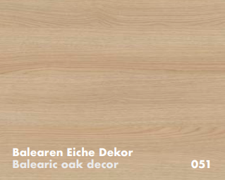 Melamin Dekor Balearen-Eiche 051