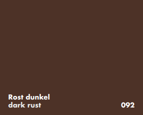 Gestellfarbe Rostdunkel 092