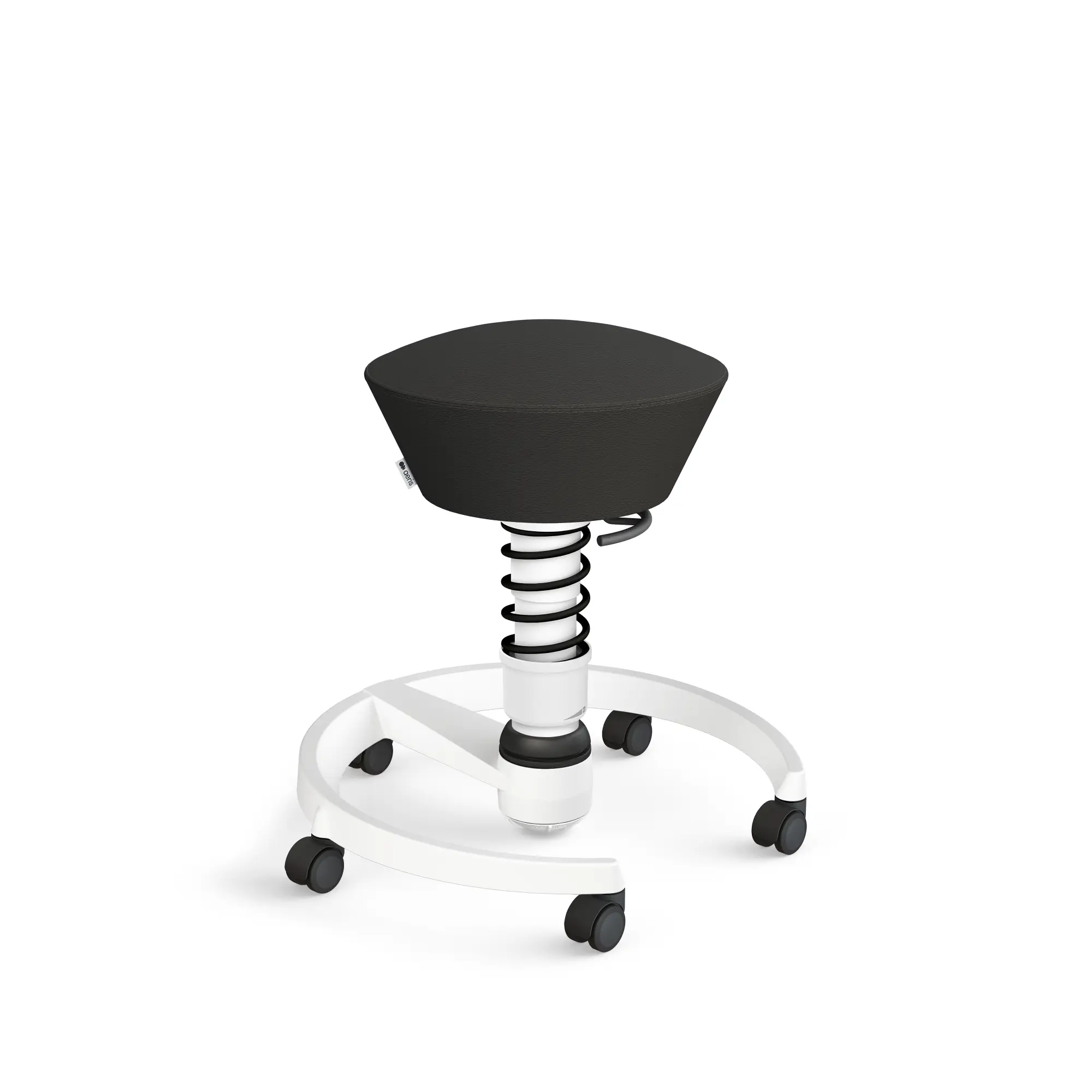 Aeris Swopper mit Rollen – Ergonomischer Hocker – Bürohocker höhenverstellbar - Produktbild 1