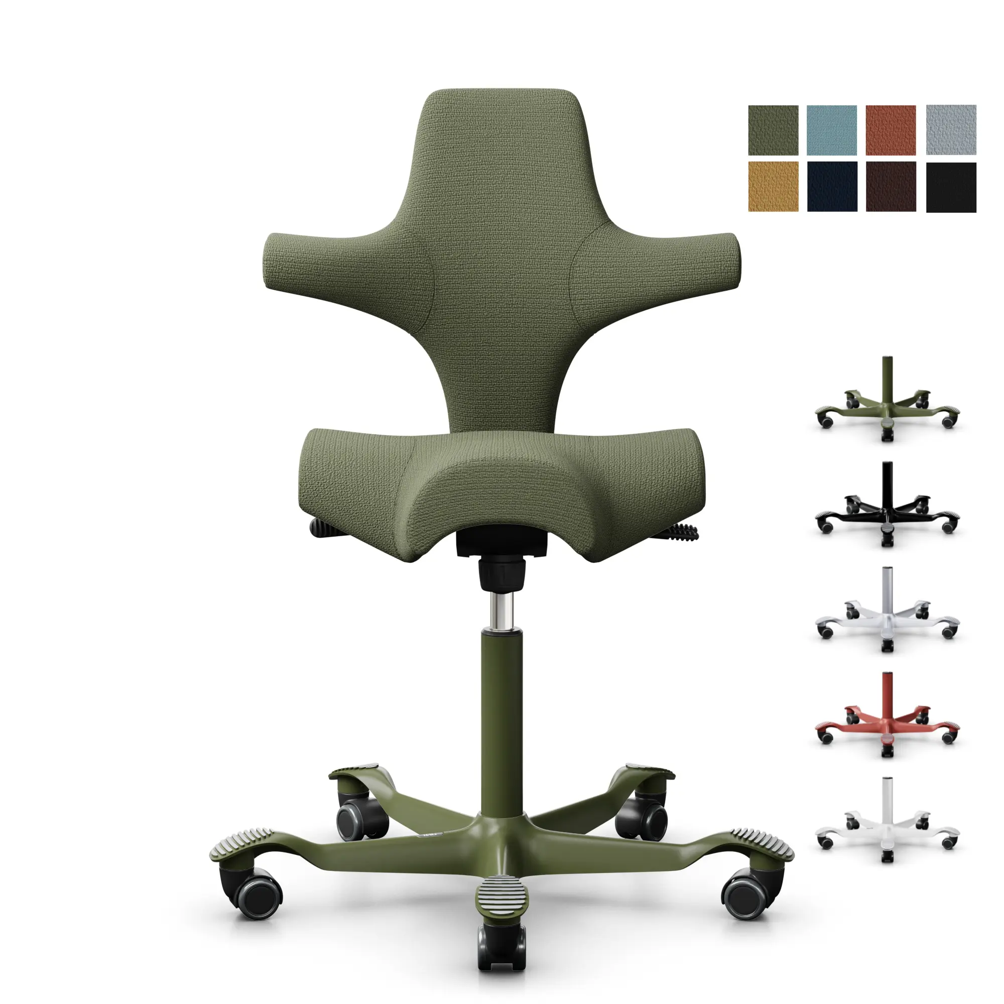 HAG Capisco 8106 Bürostuhl, Stoff Sirdal, konfigurierbar - Produktbild 1
