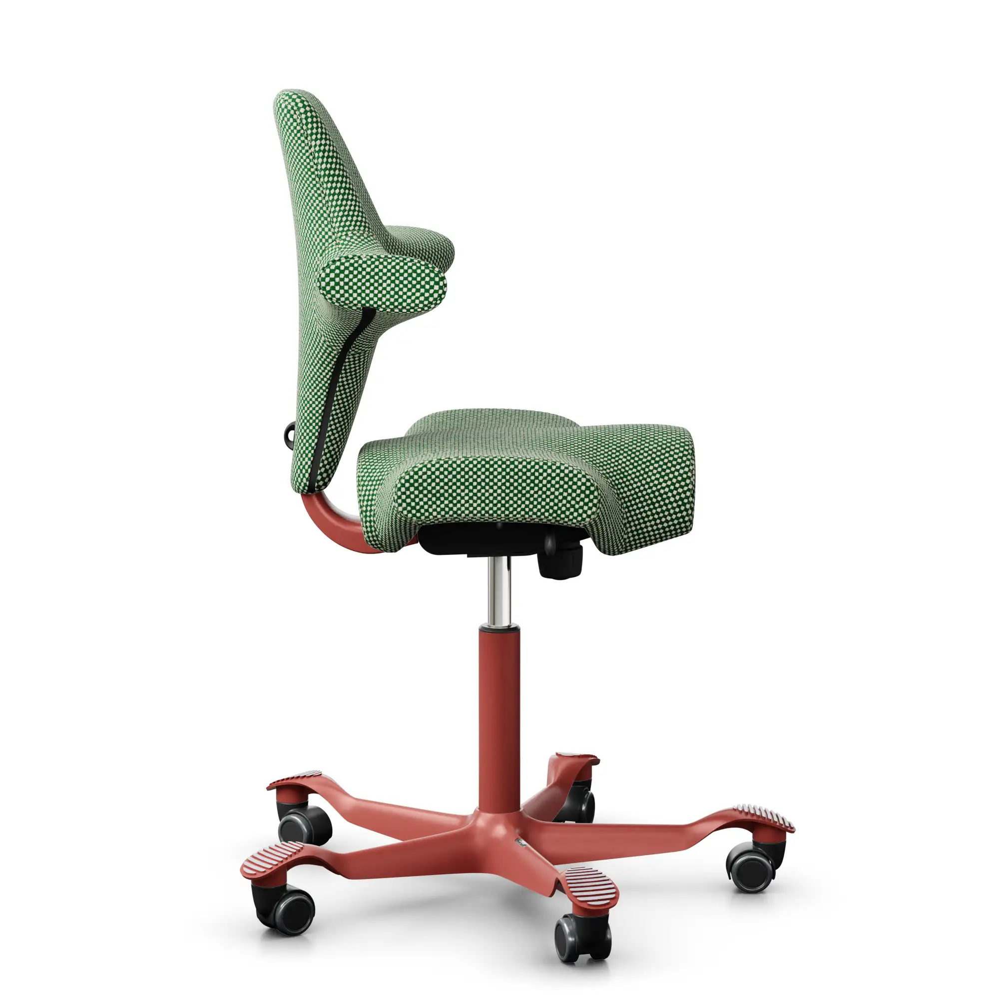 HAG Capisco 8106 Bürostuhl Stoff Sisu, Gestell Blush Rose