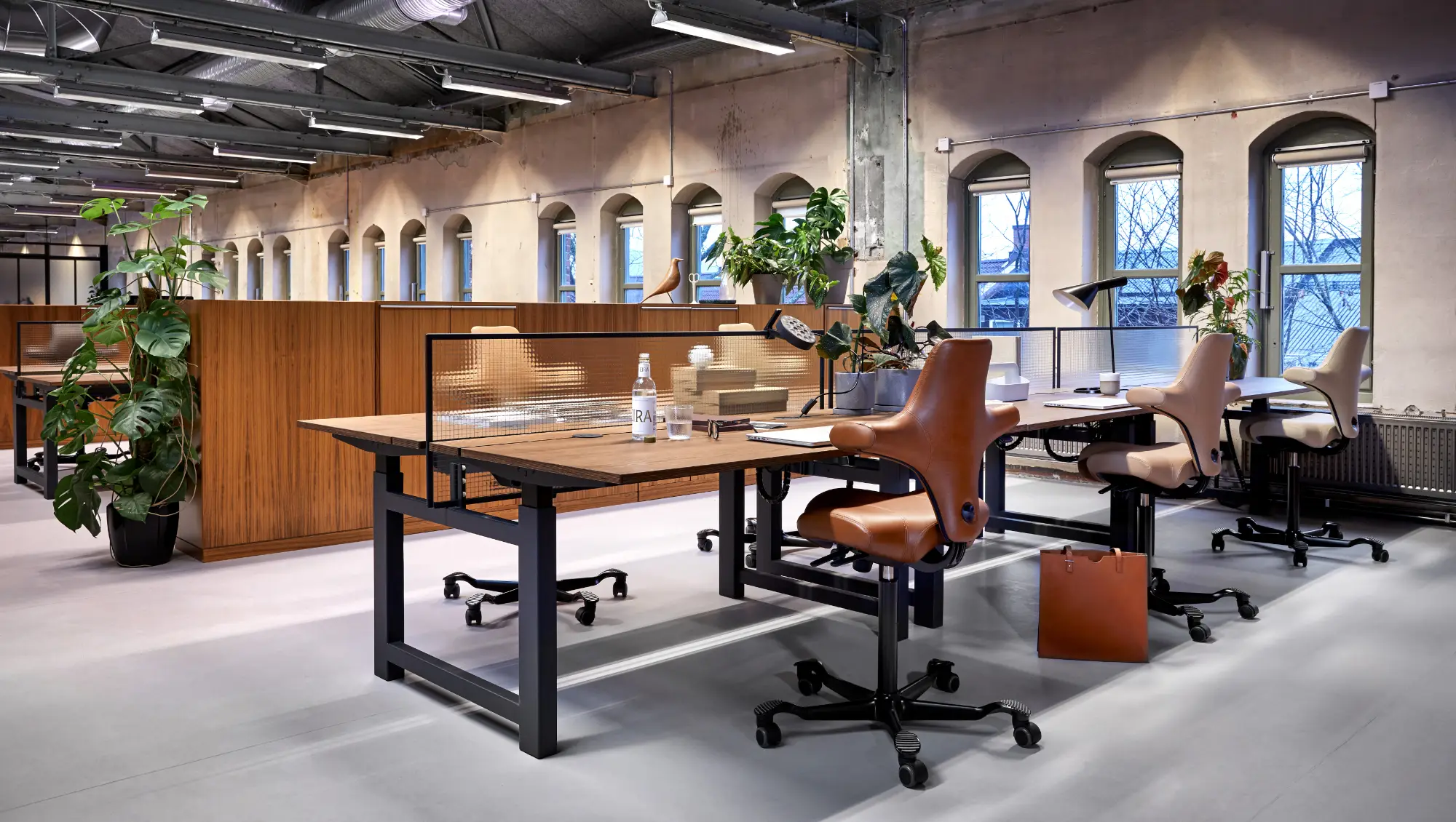 HÅG Capisco 8106 mit Lederbezug in einem modernen Büro