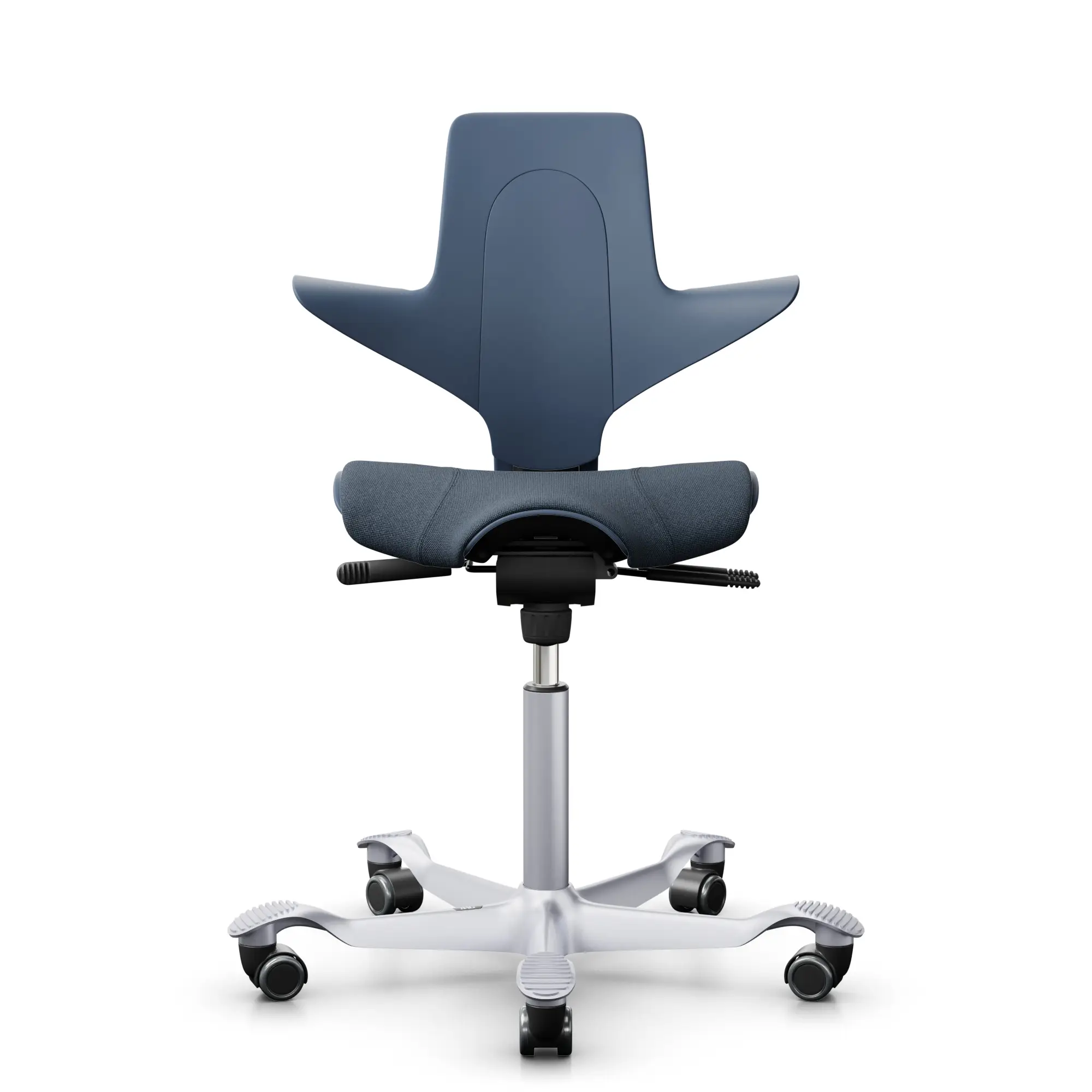 HAG Capisco Puls 8020, Farbe Blueberry, Gestell silber - Produktbild 1