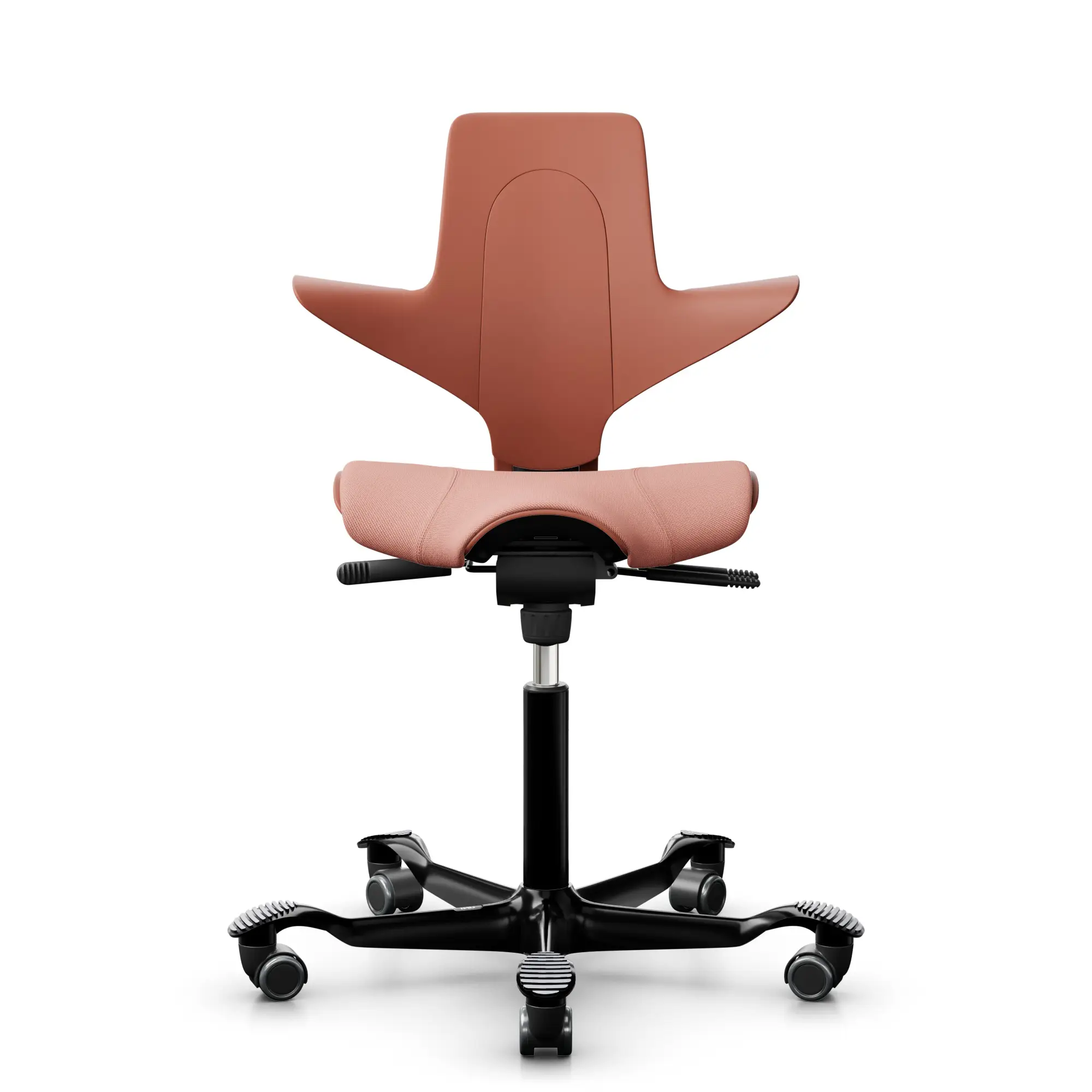 HAG Capisco Puls 8020, Farbe Rosehip, Gestell schwarz - Produktbild 1