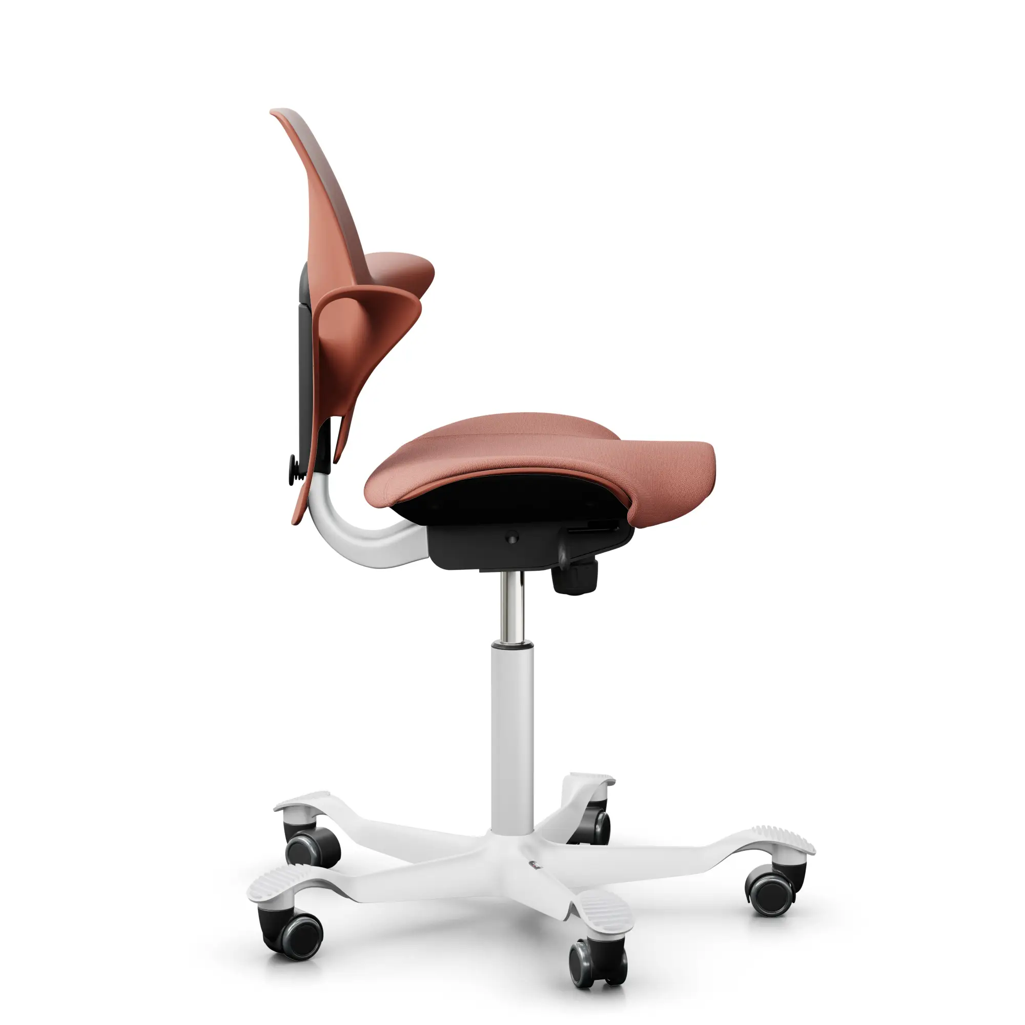 HAG Capisco Puls 8020, Farbe Rosehip, Gestell weiß - Produktbild 3