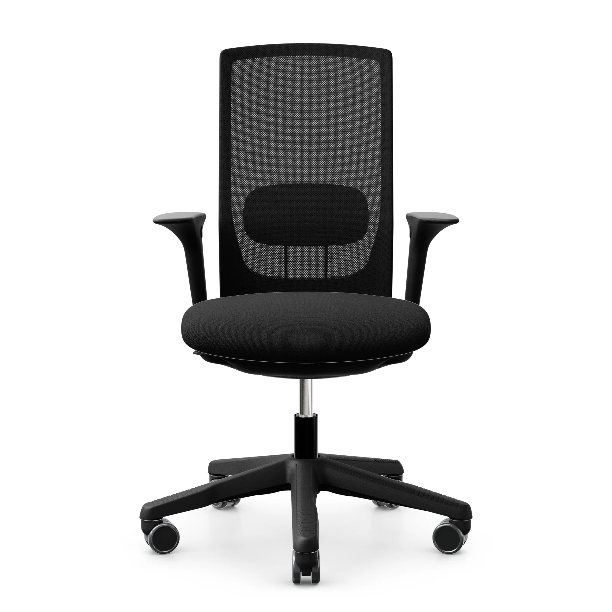 HAG Futu 1100-F001 ergonomischer Bürostuhl schwarz mit Armlehnen - Produktbild 1