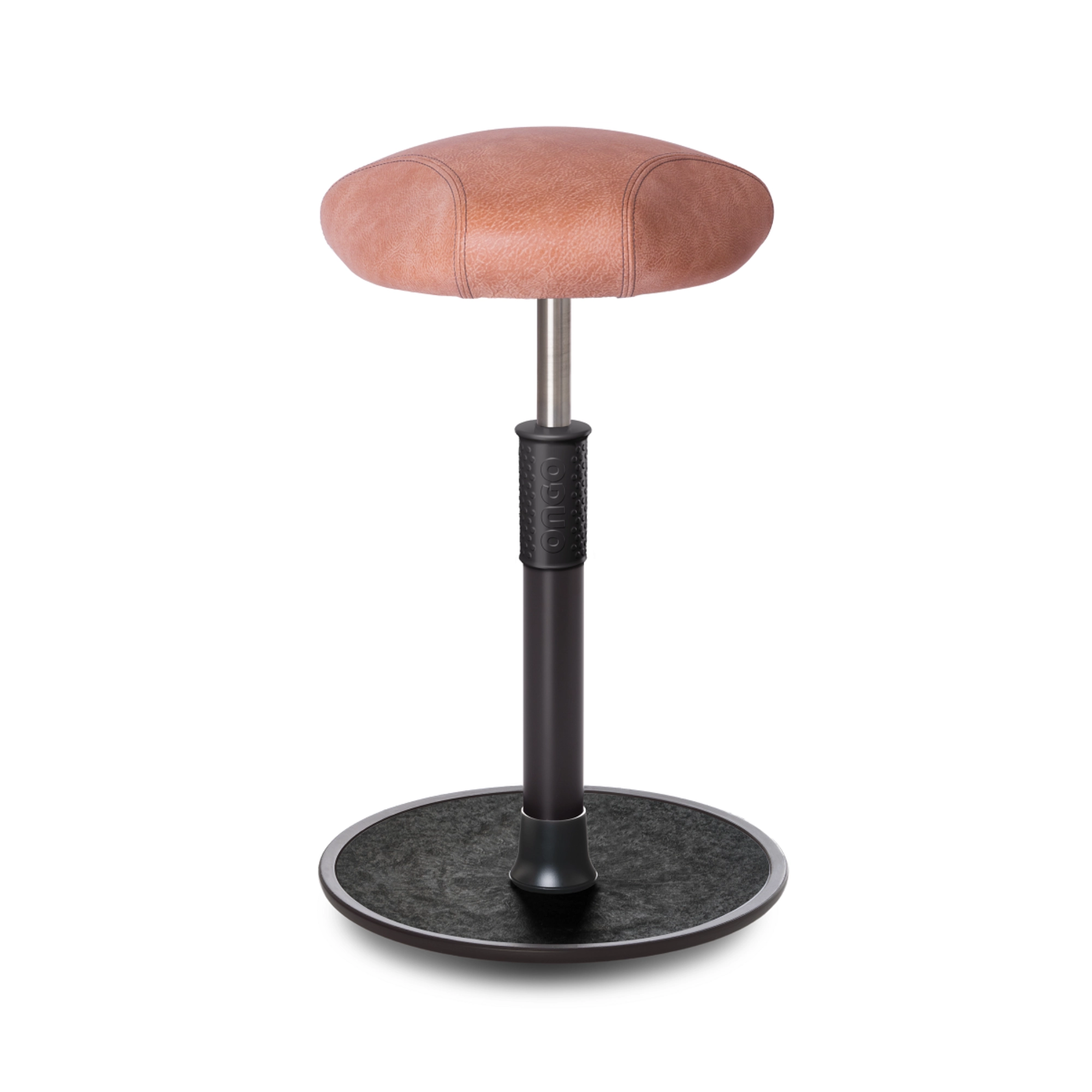 ONGO Sitz-Steh-Hocker FREE TRAINGLE Leder - Produktbild 1