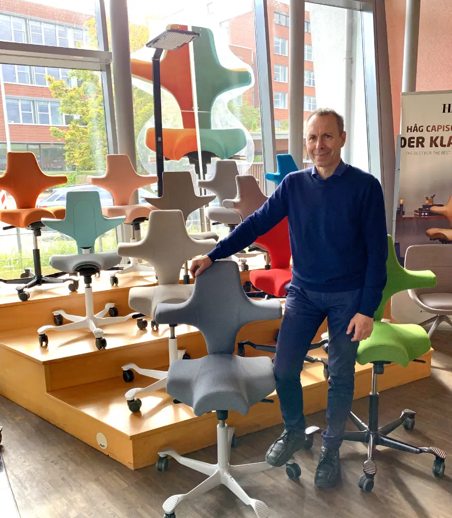Andreas Scharr mit HAG Capisco