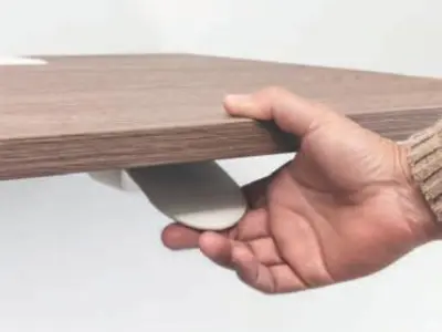 Leuwico iMove-S Schreibtisch mit manueller H1 und H2 Höhenverstellung