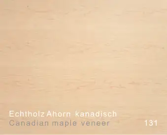 Echtholz Ahorn europäisch 131