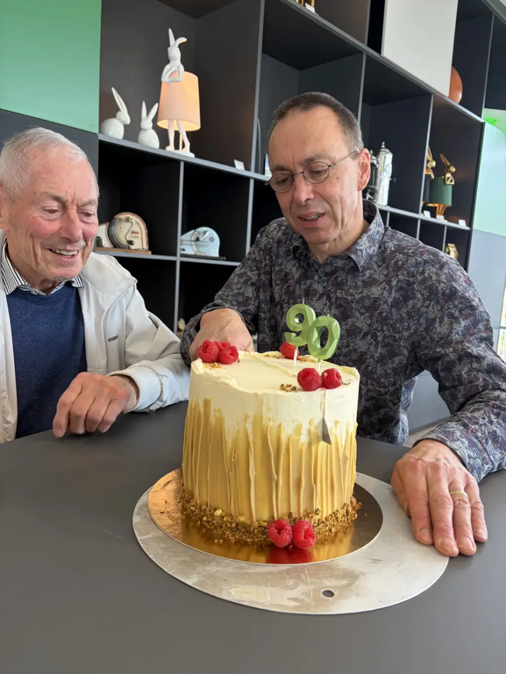 Jubiläumsmoment im Unternehmen